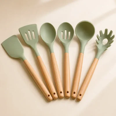 Set de utensilios de silicona x6